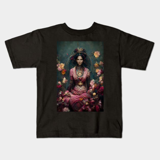 lakshmi Kids T-Shirt by j-maya